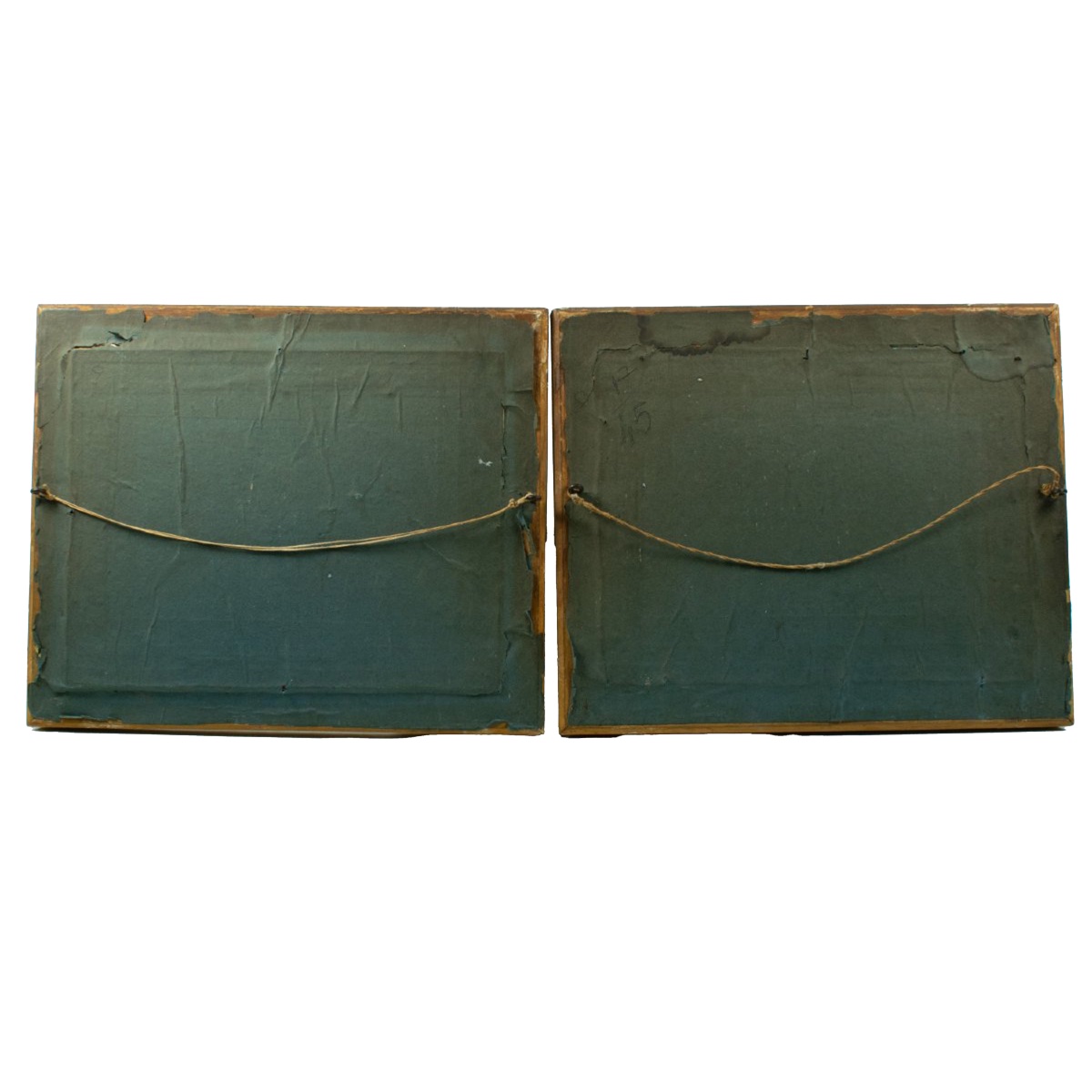 Théodore Fort (1810–1896) Dames à cheval - paire d'Aquarelles, vers 1850-photo-7