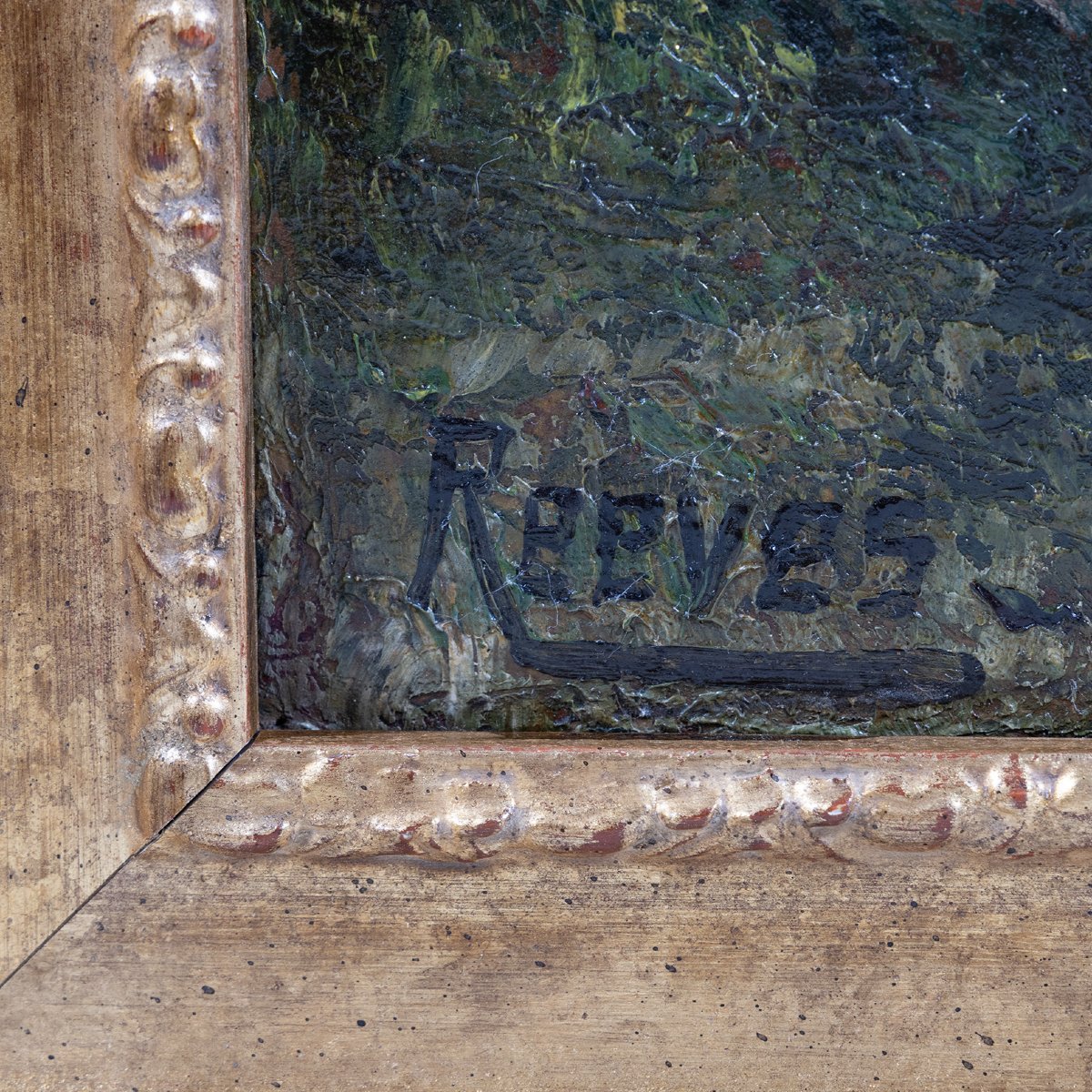 Walter Reeves (active Between 1882 And 1900) – Hunting Dogs, Original 19th-century Oil Painting, Pe-photo-3