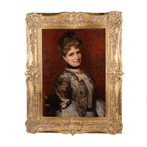 Cercle de Carolus-Duran – Portrait de femme Belle Époque française, v. 1880-1900