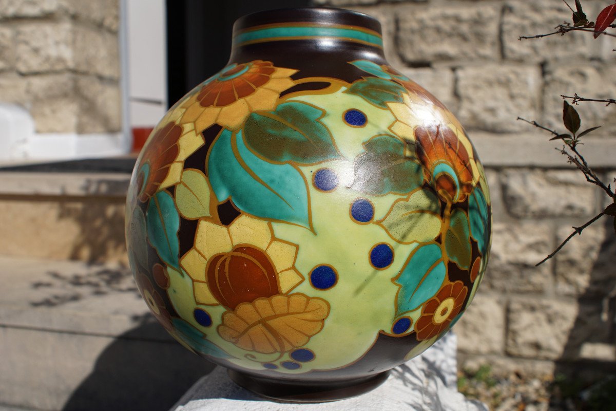 Vase Art Déco Boch Keramis-photo-1
