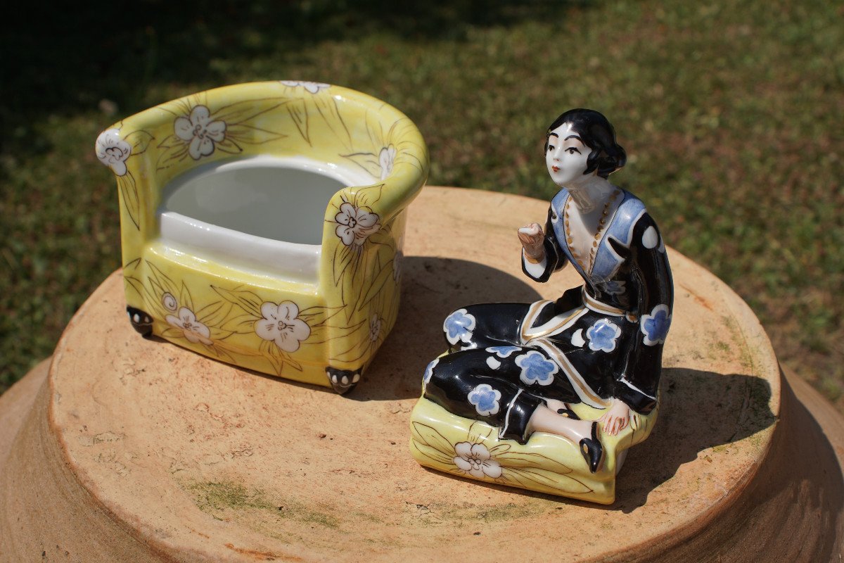 Art Deco Ceramic Box-photo-6