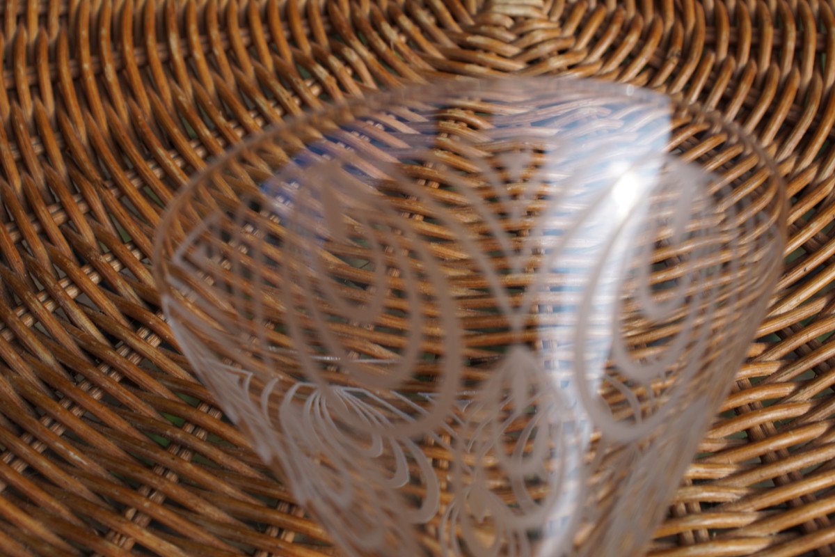 Série De 5 Coupes à Champagne Saint-louis Modèle "astrid"-photo-3