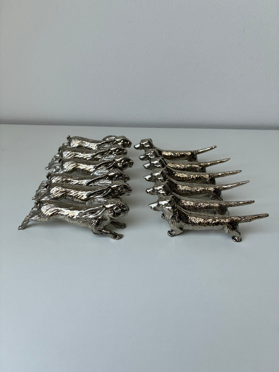 Set Of 12 Knife Holders -photo-2