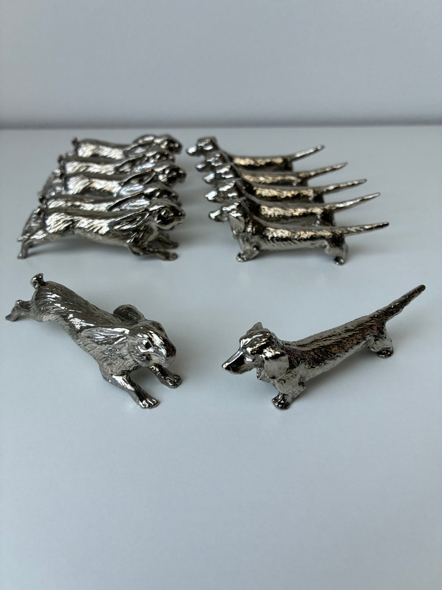 Set Of 12 Knife Holders 
