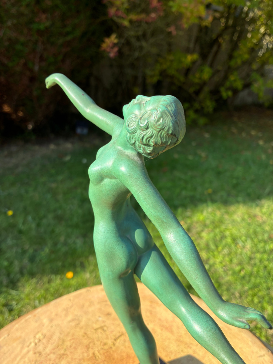Statue "Danseuse nue" Max le Verrier -photo-1