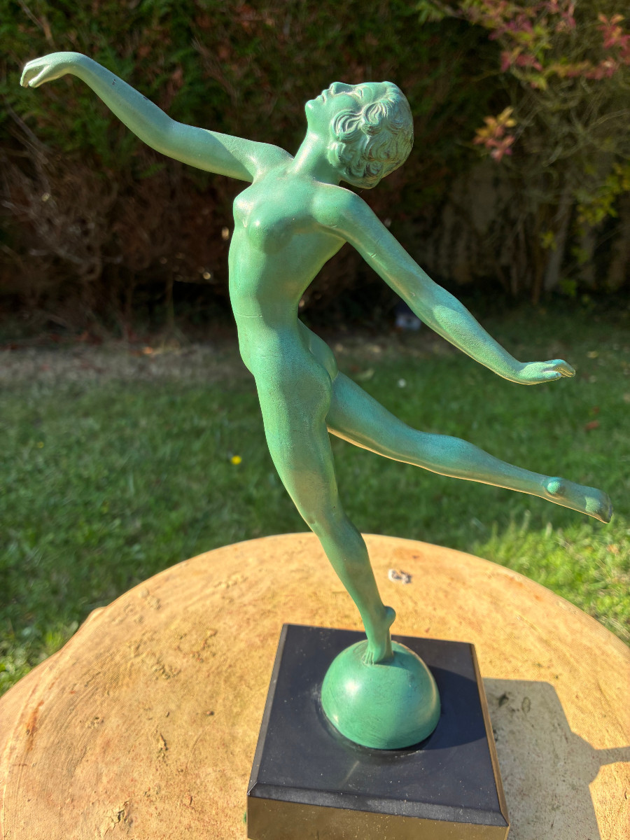 Statue "Danseuse nue" Max le Verrier 