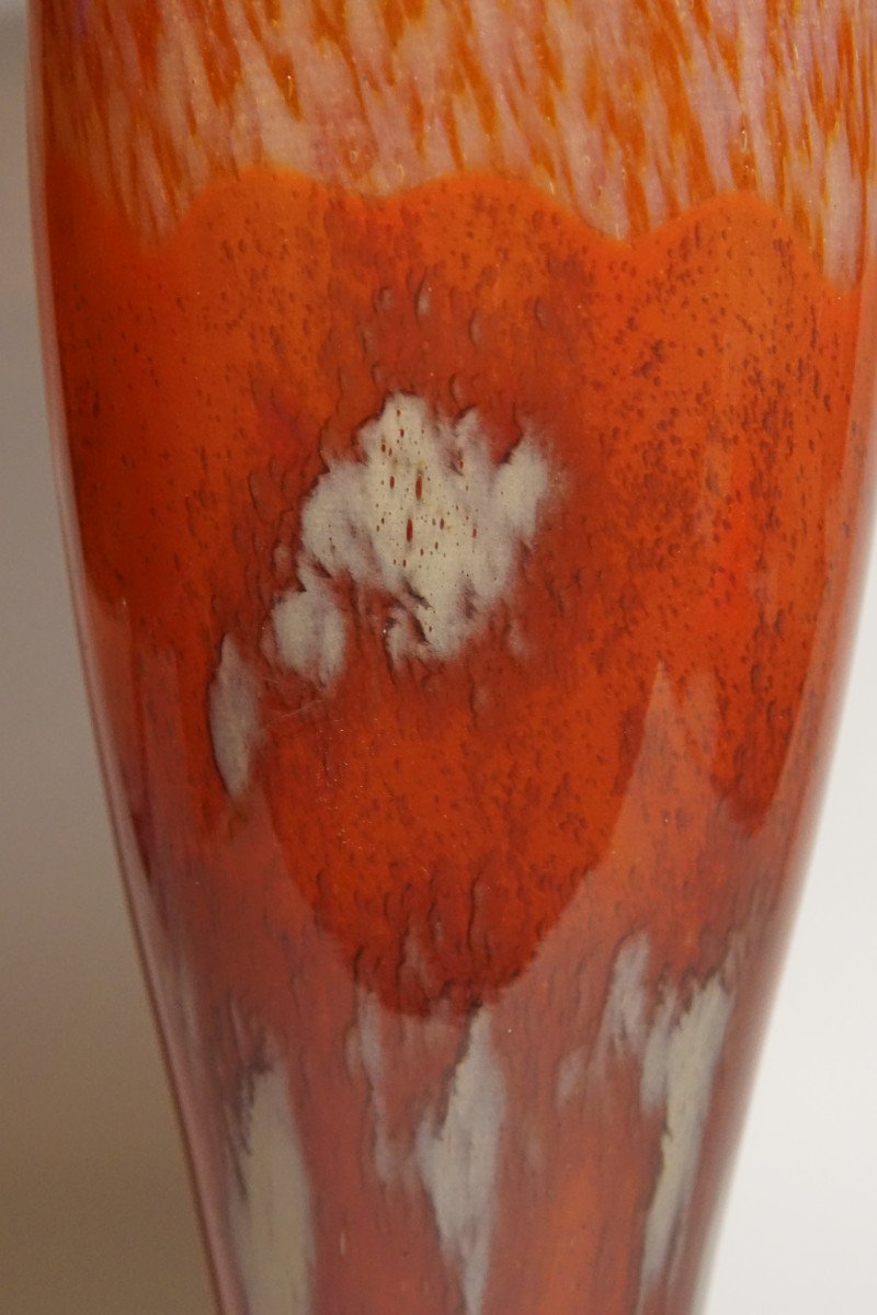 Vase Schneider - Décor "Jades"-photo-3