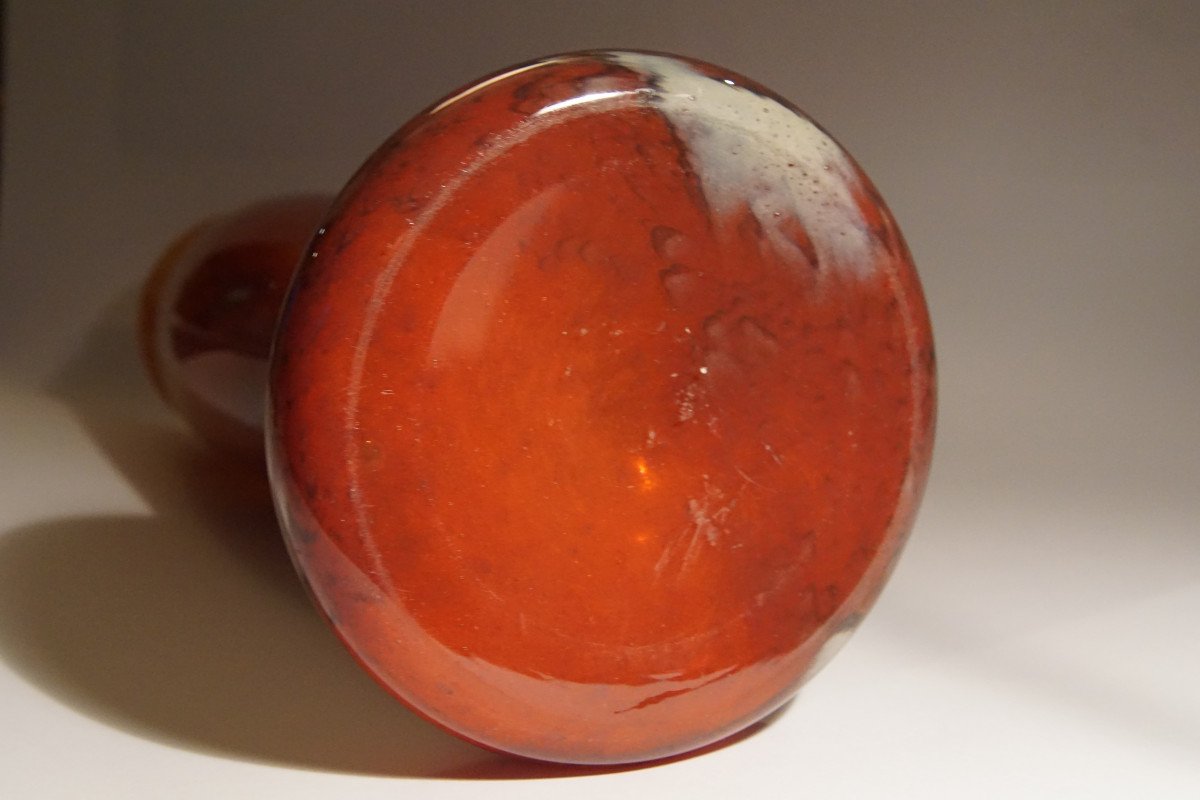 Vase Schneider - Décor "Jades"-photo-4