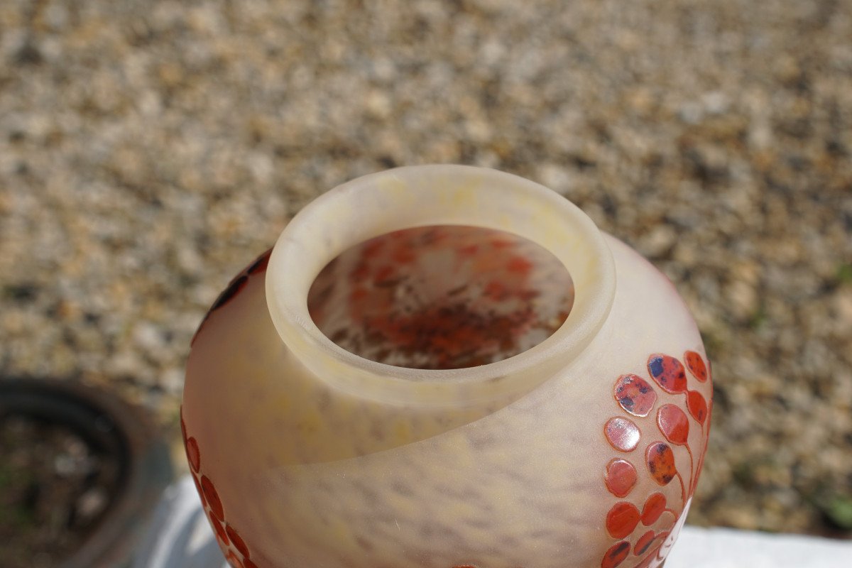 Vase "Ombelles" Le Verre Français-photo-2