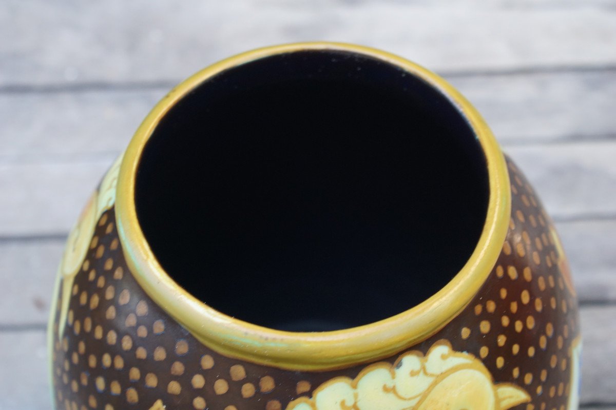 Keramis Vase Decorated With Birds-photo-3