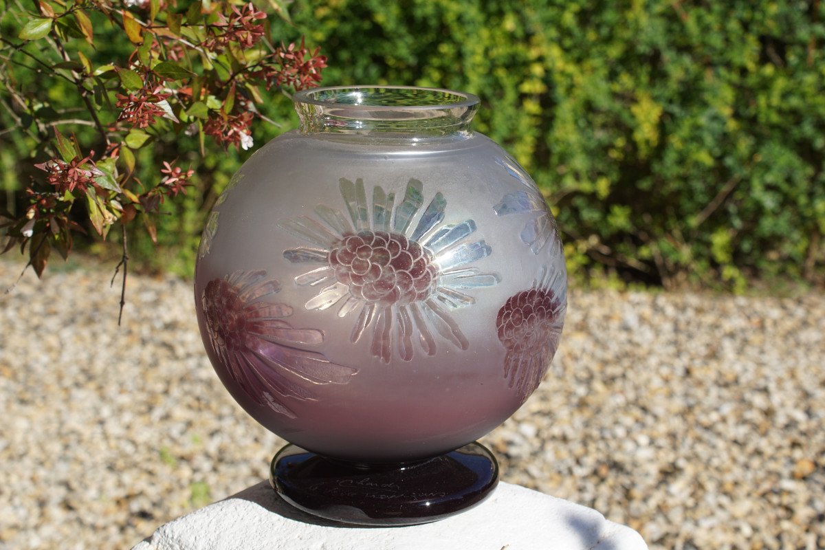Vase Charder - Le Verre Français 
