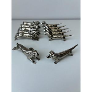 Set Of 12 Knife Holders 
