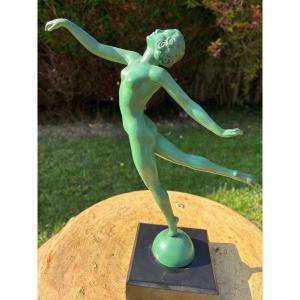 Statue "naked Dancer" Max Le Verrier 
