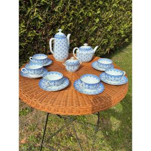 Oscar Schaller Tea And Coffee Set With Fleur-de-lys Design