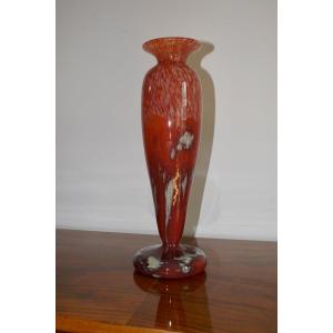 Vase Schneider - Décor "Jades"