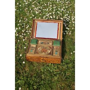 Straw Marquetry Box