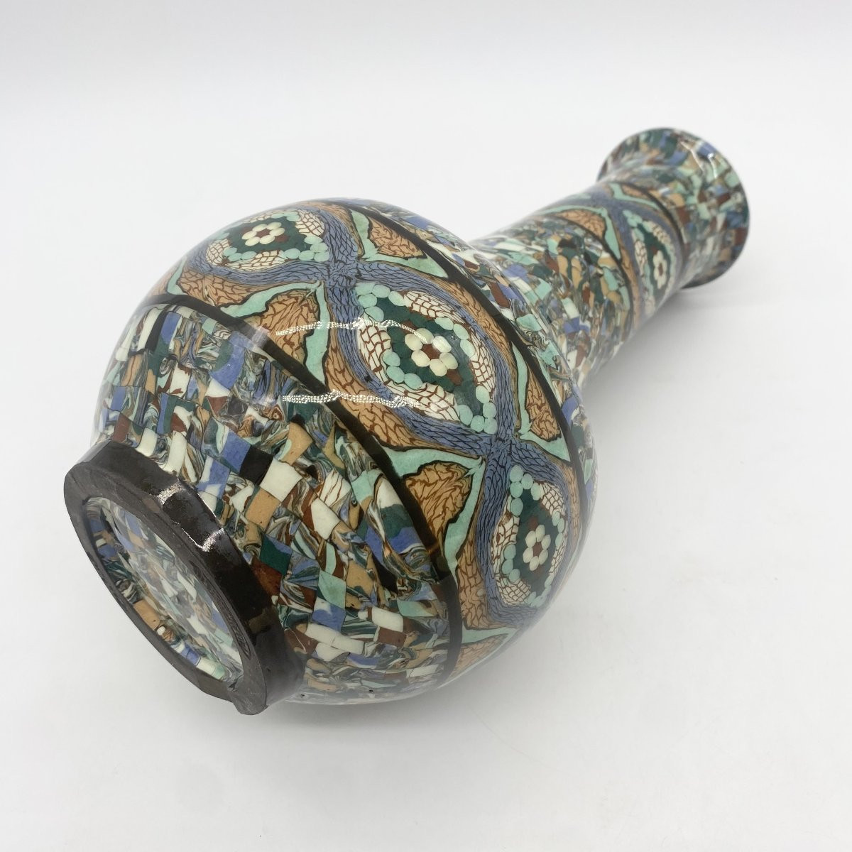 Cylindrical Vase By Jean Gerbino In Vallauris, 1950-photo-6