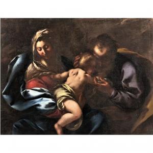 Stephano Danedi Dit Il Montalto - The Holy Family - 17th Century