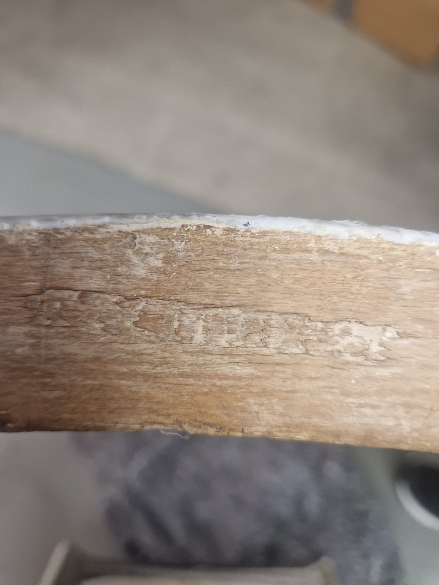 Estampillés JB. Boulard - Suite de 4 fauteuils en bois mouluré, sculpté et laqué - Ep  XVIIIème-photo-2