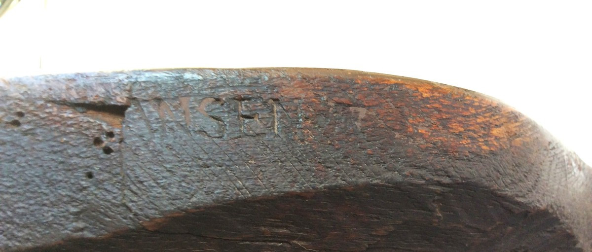 Estampillée HANSEN - Coiffeuse Louis XV en bois de violette - Epoque XVIII-photo-5