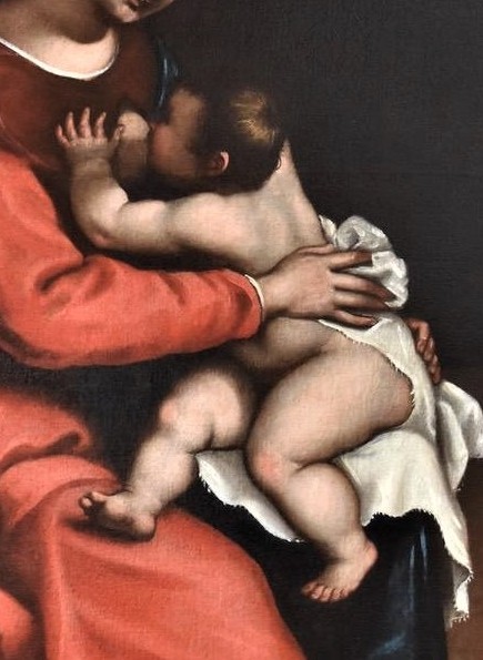 Virgin And Child Nursing - Circle Of Antiveduto Grammatica - Late 16th/early 17th Century-photo-2