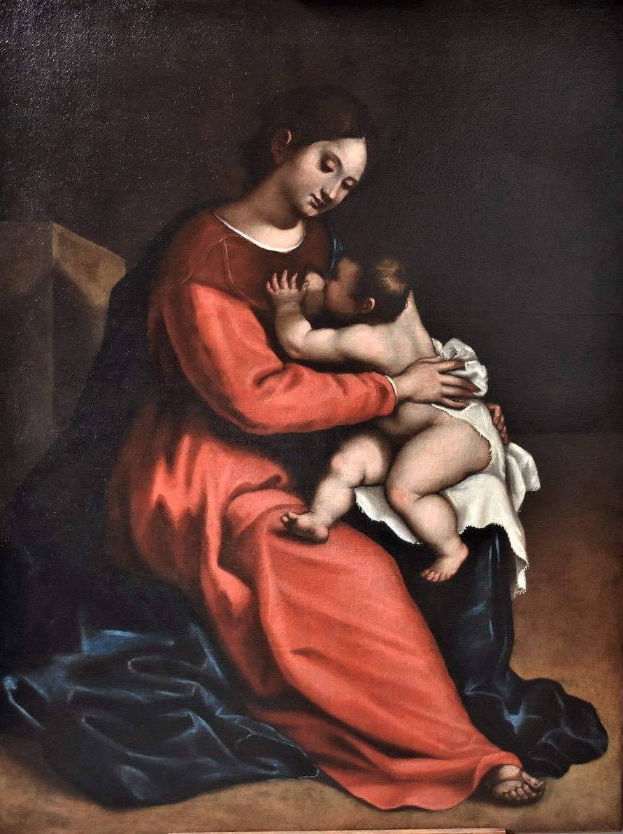 Virgin And Child Nursing - Circle Of Antiveduto Grammatica - Late 16th/early 17th Century