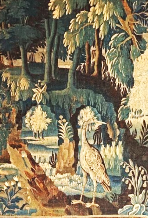 Tapisserie de verdure  -  Aubusson ou Felletin - Epoque Louis XIV-photo-3