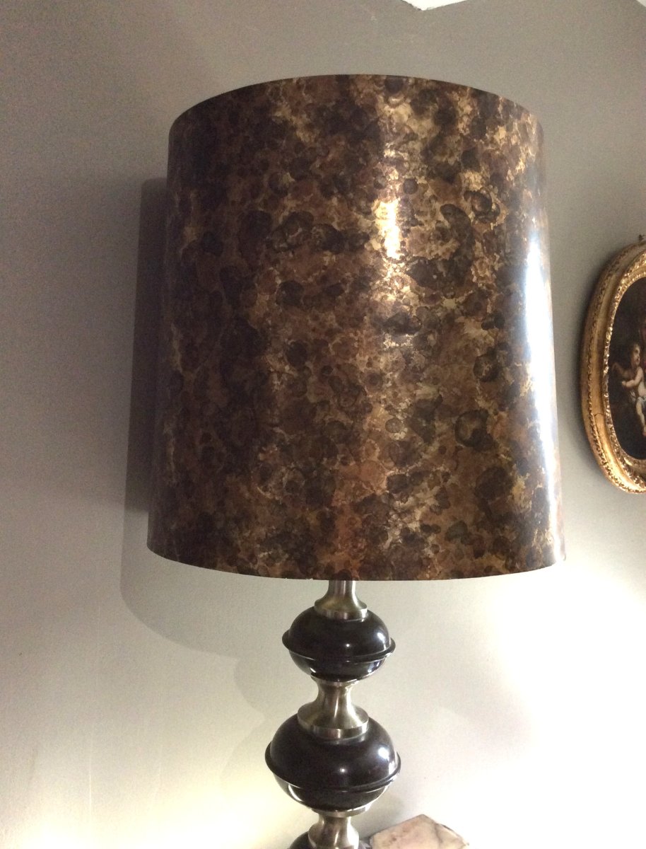 Maison CHARLES - Lampe avec base métal-photo-1