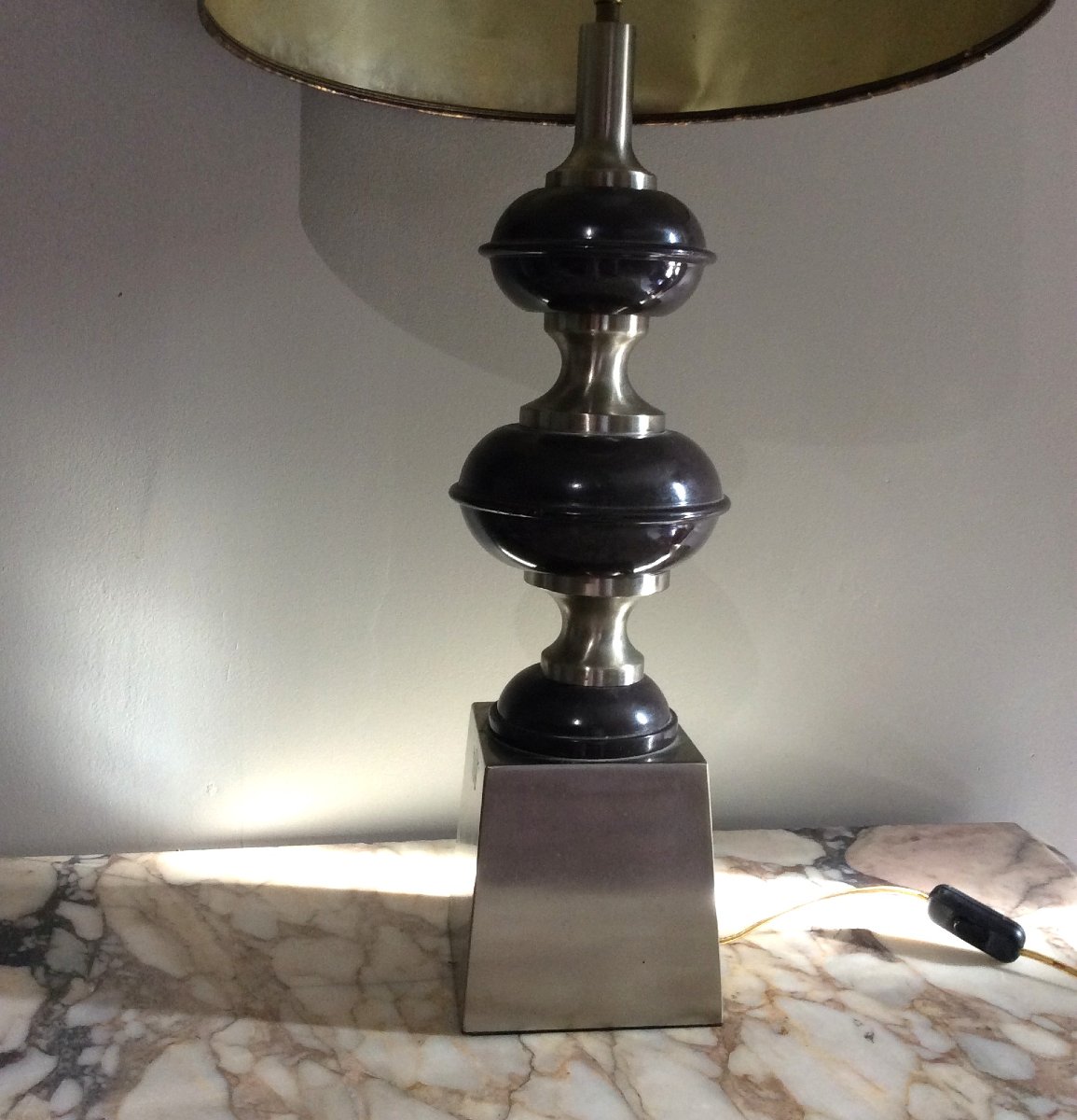 Maison CHARLES - Lampe avec base métal-photo-2
