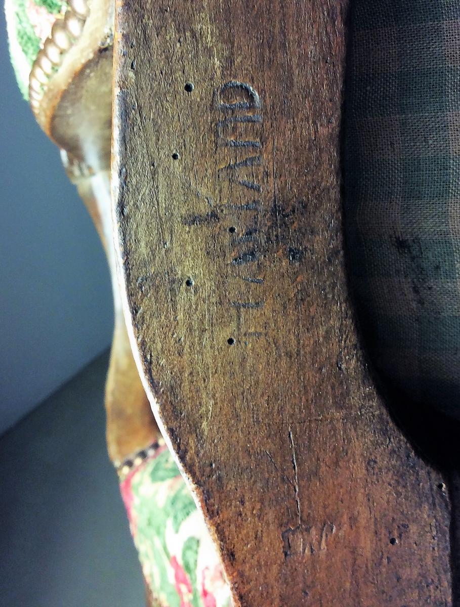    25% Discount  -   Stamped Amand, Pair Of Armchairs In The Queen - XVIII-photo-6