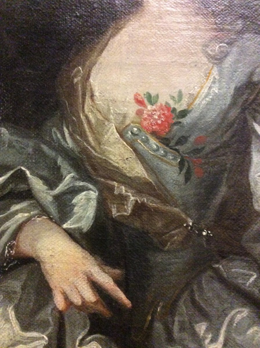   Jacob Van Schupp (follower) - Woman In Flora - Around 1730-photo-4