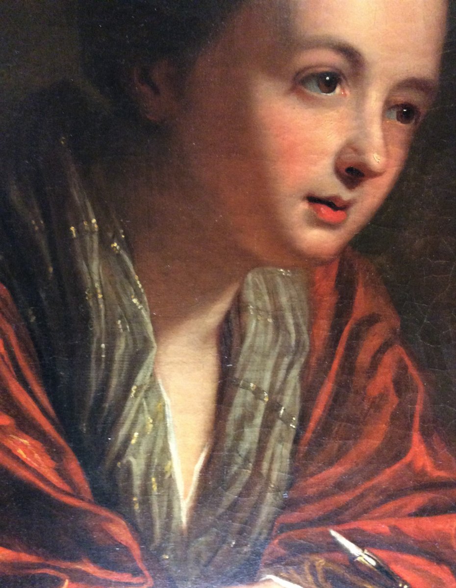 Huile Sur Toile - Jean Baptiste SANTERRE - Fin 17ème siècle-photo-1