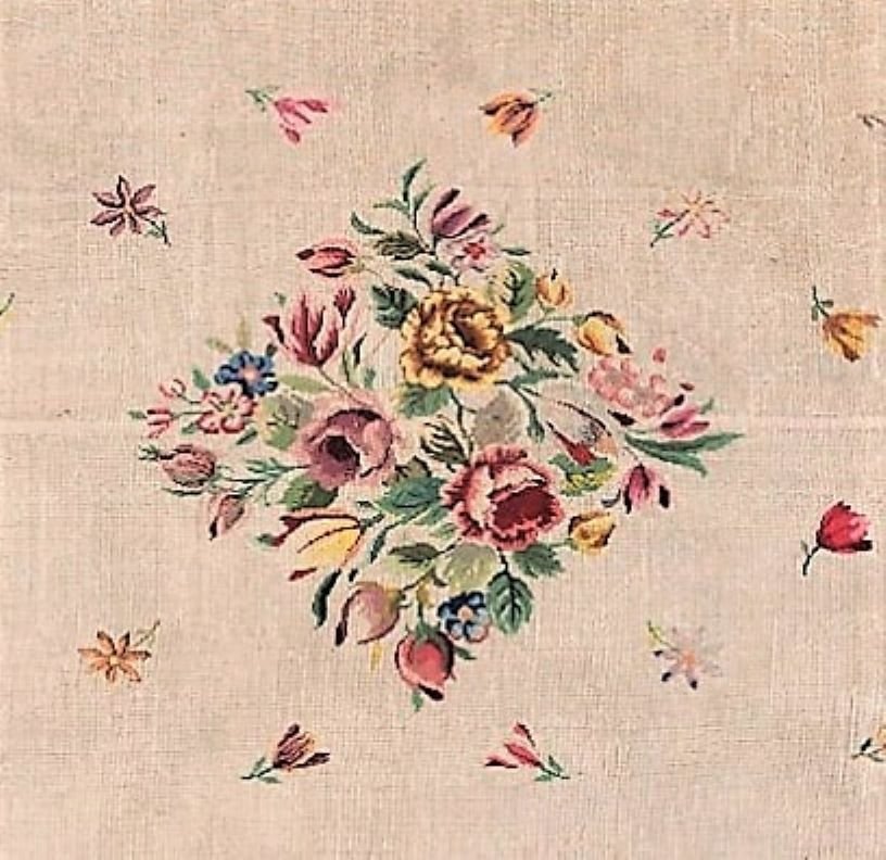 Important Tapis Aux Petits Points - France - XIXème Siècle-photo-2