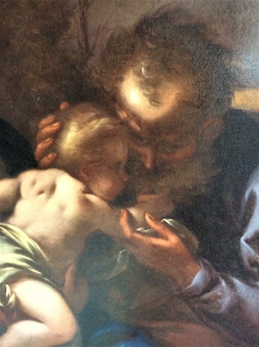 Stephano Danedi Dit Il Montalto - The Holy Family - 17th Century-photo-3