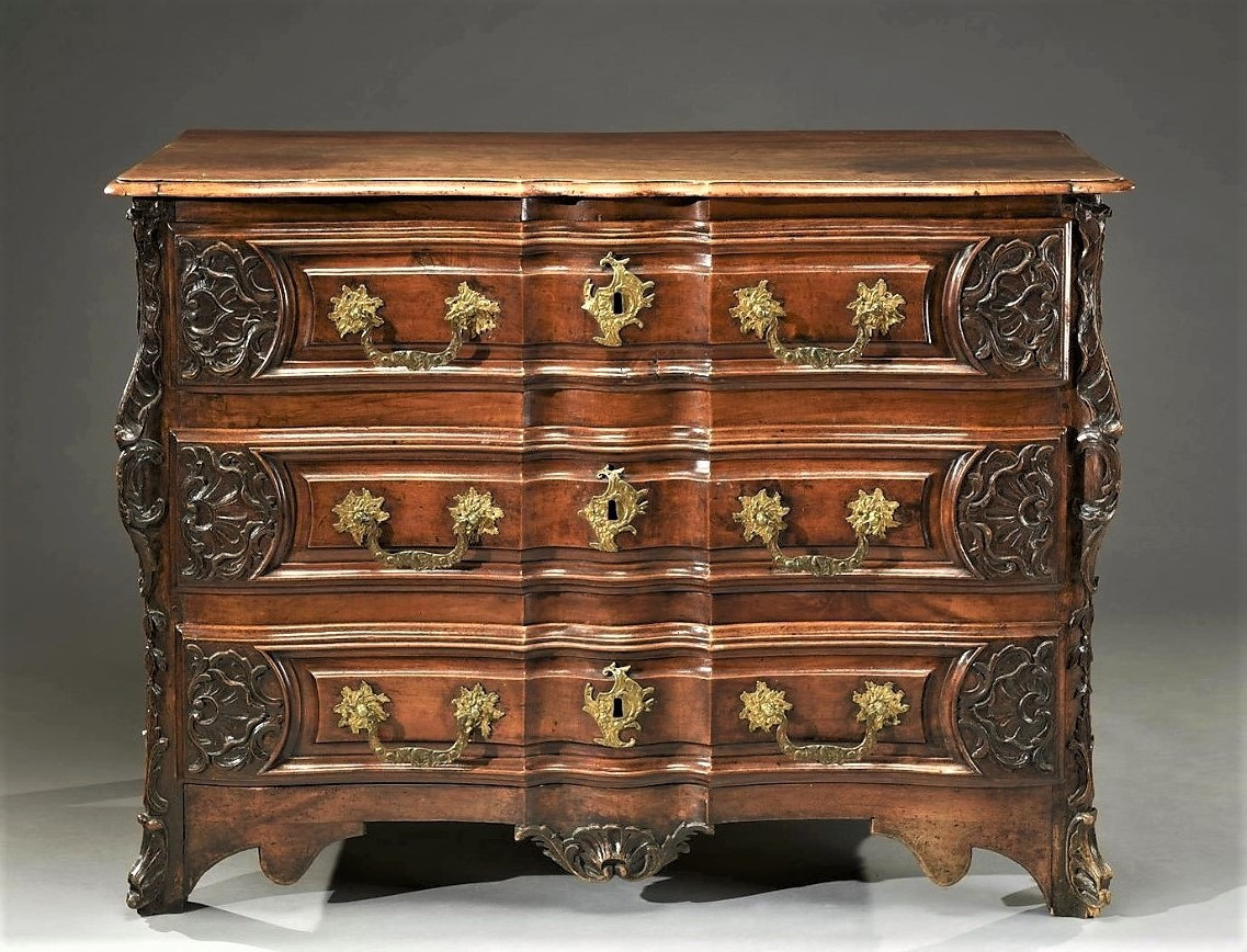  -  Mazarine Crossbow Commode  -  Work In The Rhône Valley- Late Regency Period