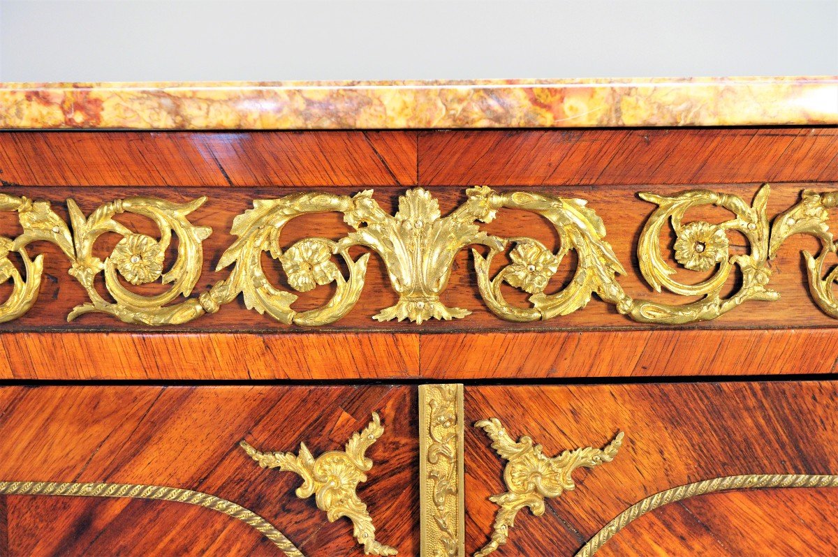   Buffet Cabinet At Support Height In Rosewood And Satin - Napoleon III Period-photo-2