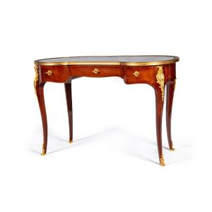 Ternisien & Dantant - Desk Of Lady Louis XV In Mahogany - XIXth