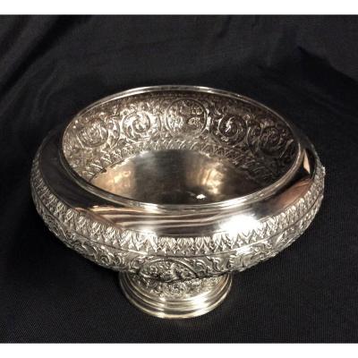  Important Silver Cup - Napoleon III Period - 19th
