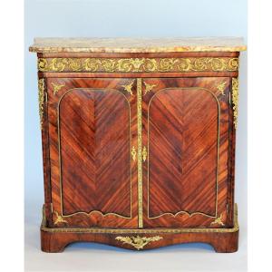   Buffet Cabinet At Support Height In Rosewood And Satin - Napoleon III Period