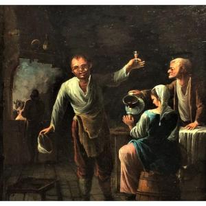    Tavern Scene - Dutch School - Late 17th Century