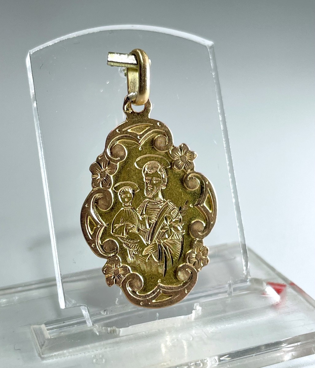 Médaille XIXe Saint Joseph-photo-2