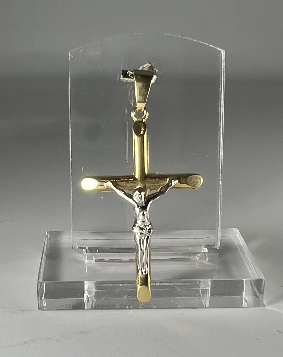 Pendentif croix en or-photo-2