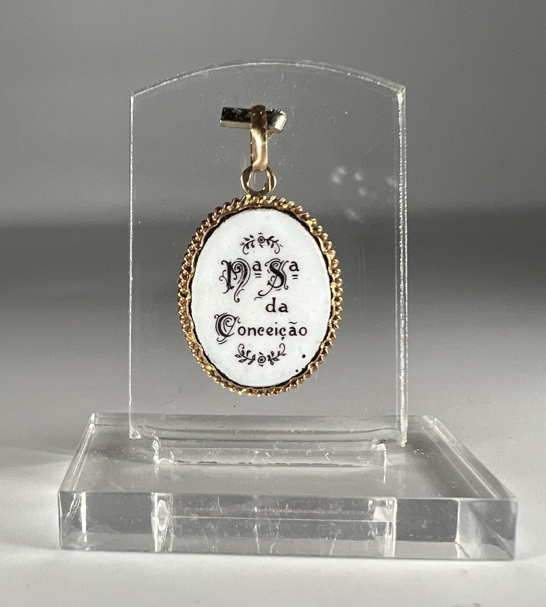 Gold Medal With Polychrome Enamel -photo-2