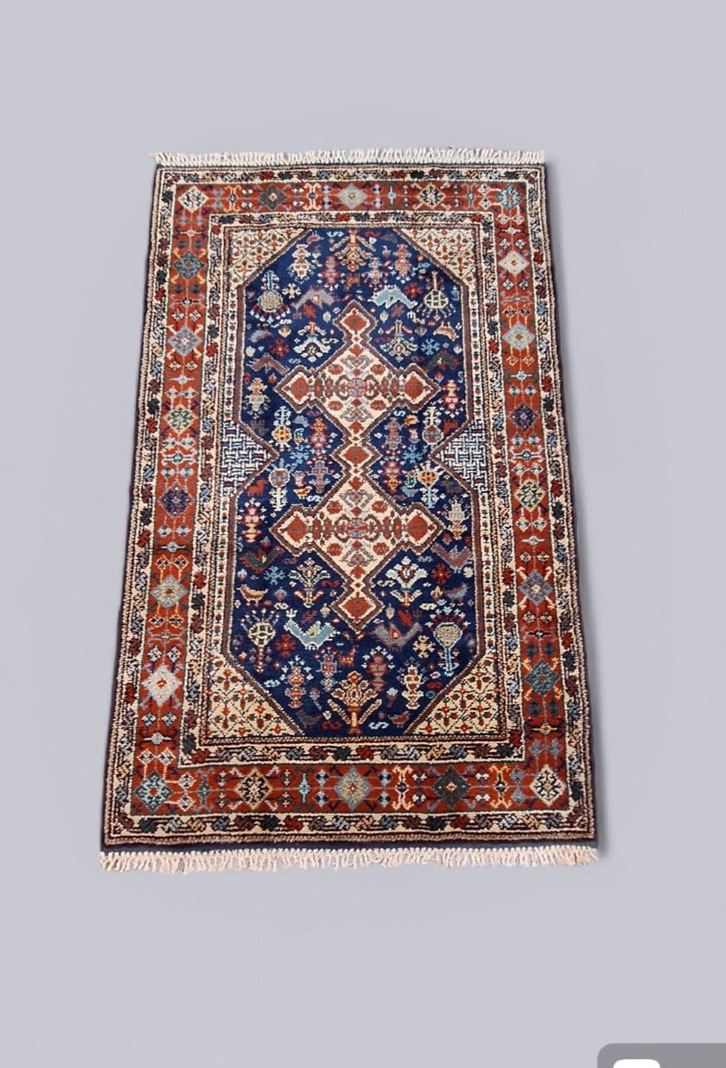 Tapis Turc Ancien Noué à La Main Smyrna Oushak