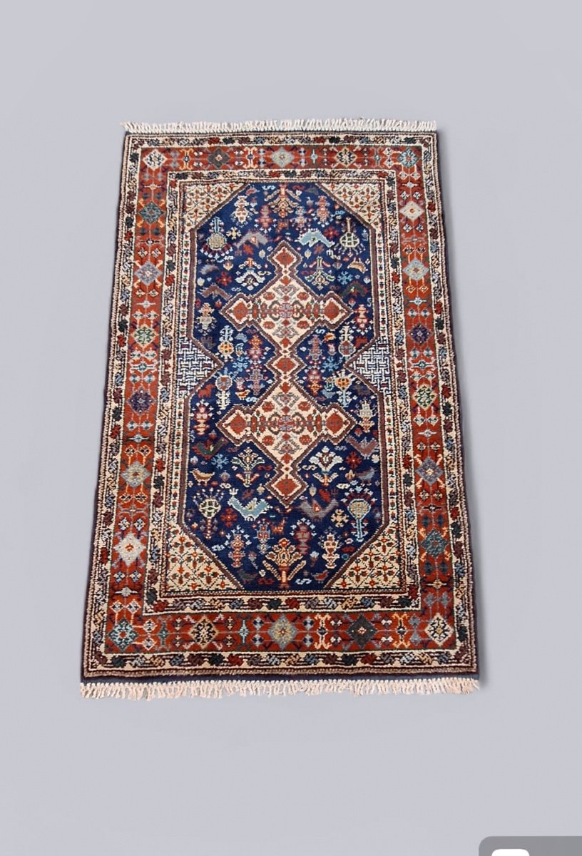 Old Turkish Hand-knotted Rug Smyrna Oushak