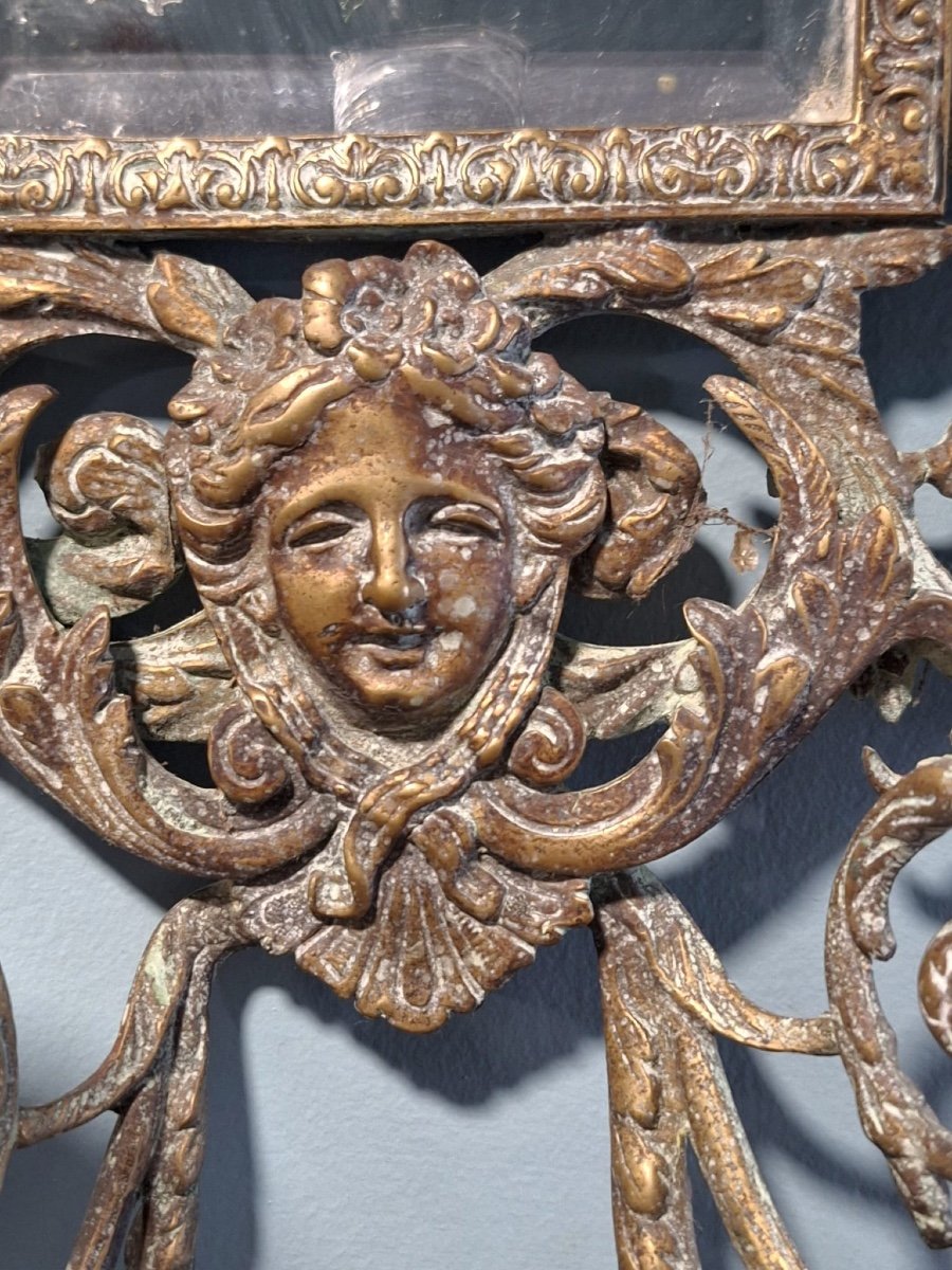 Miroir En Bronze Antique-photo-1