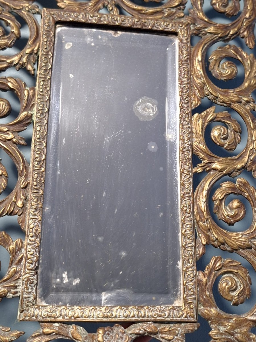 Miroir En Bronze Antique-photo-4