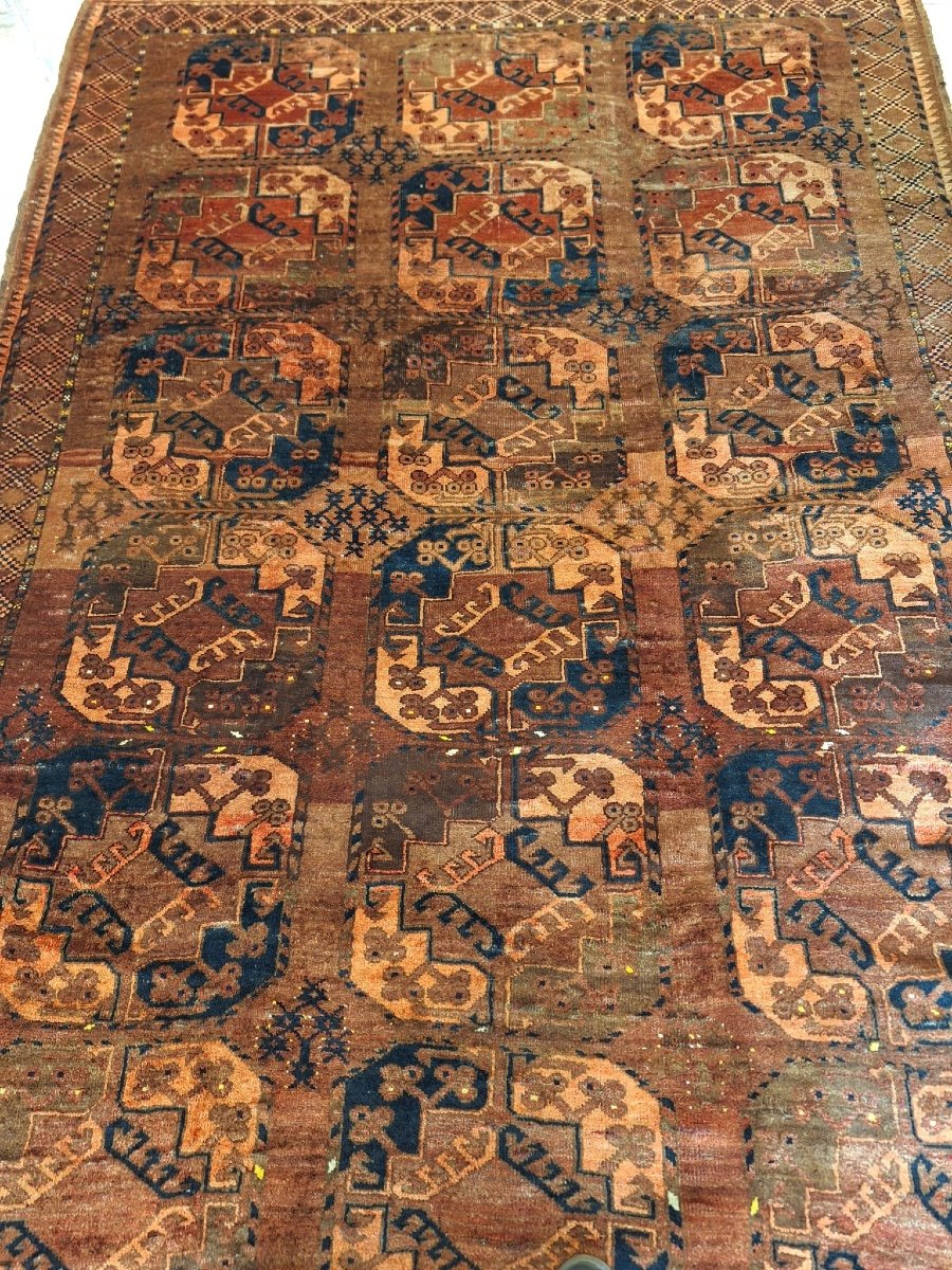 Tapis Ancien Noué Main Ersari, Afghanistan-photo-5
