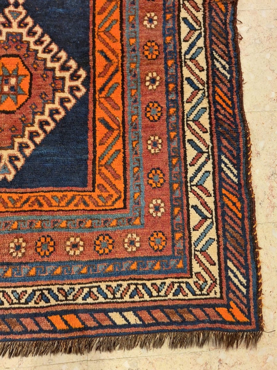 Tapis Ancien Noué à La Main Shiraz, Iran-photo-1