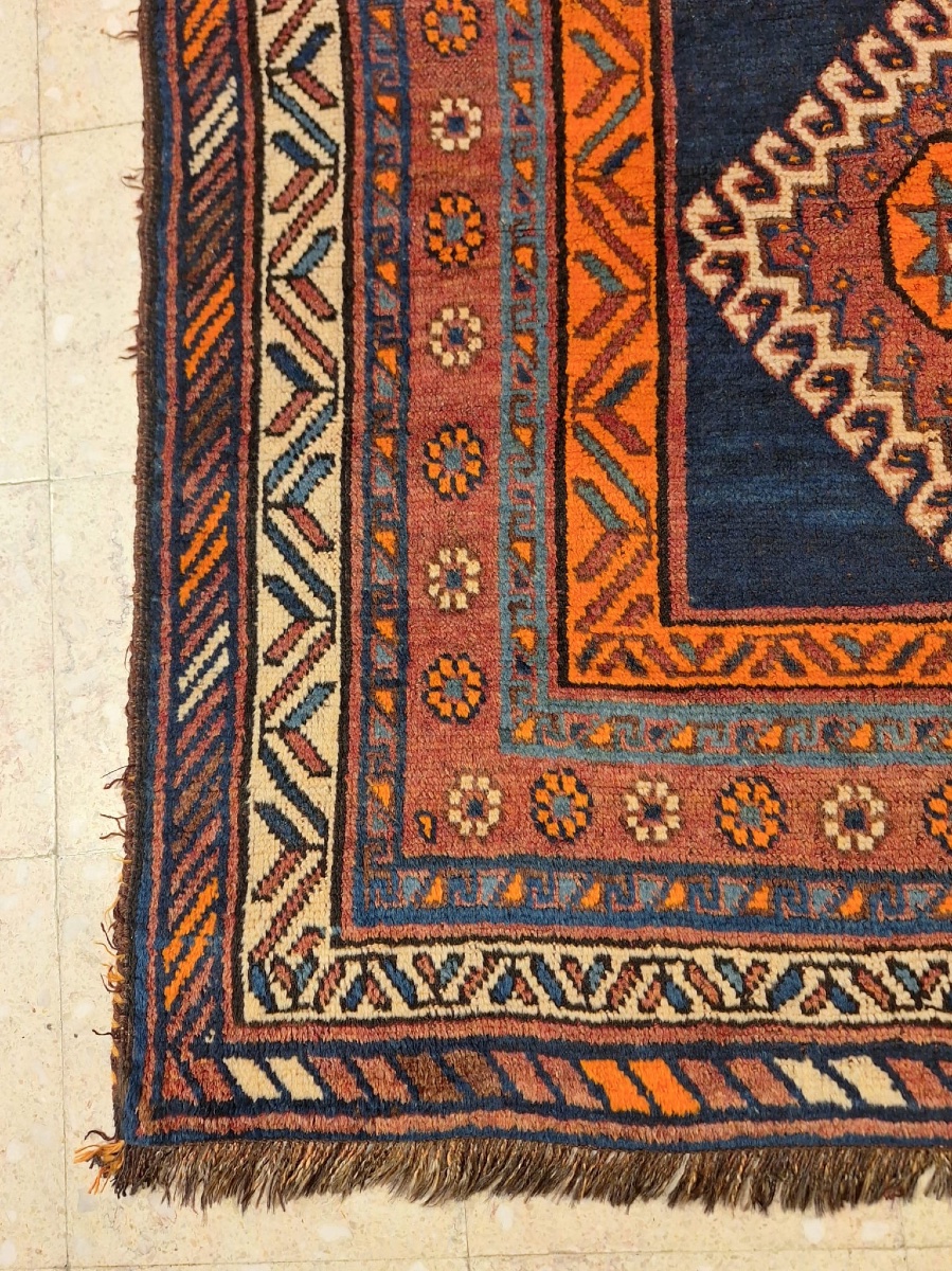 Tapis Ancien Noué à La Main Shiraz, Iran-photo-4